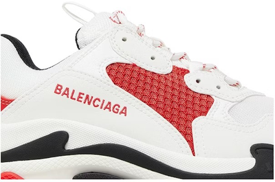 Balenciaga Triple S Sneaker White Black Red