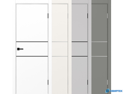 Дверь Оптима Порте экошпон Неаполь 203 молдинг c алюминиевой кромкой купить в Челябинске | КВИРТЕК