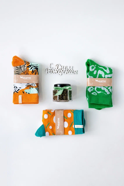 Подарочный набор "С днём рождения яркий"