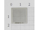 Трафарет BGA для реболлинга игровой консоли XB360AV 0,6 мм