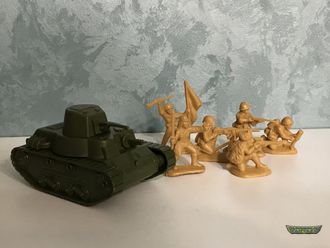 Набор солдатиков "Самураи" (Форма) 1/43 1/36