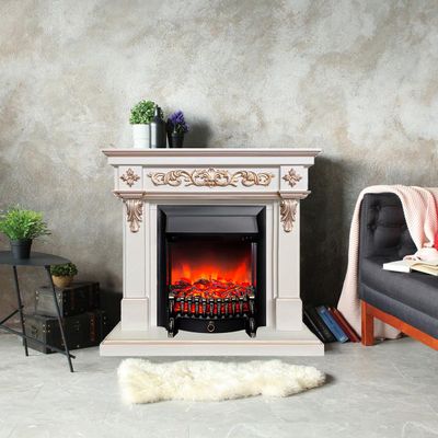 Электрокамин Глория WT с очагом Fobos