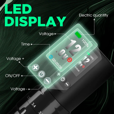 Беспроводная тату машинка EZ Filter X30 Strokes 2.0-4.0mm Black