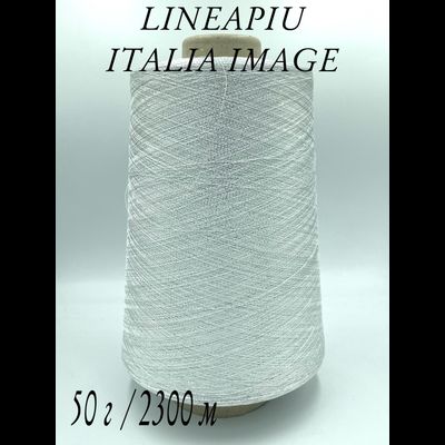Lineapiu Italia Image  вискоза/люрекс  Nm. 4600 м/100 г цв. 13501GHIACCIO (Лёд)
