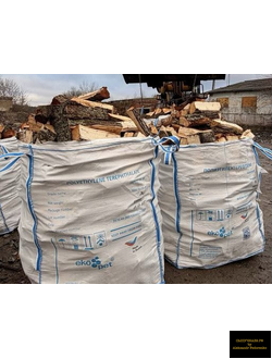 дрова колотые твердых пород в биг-бэге