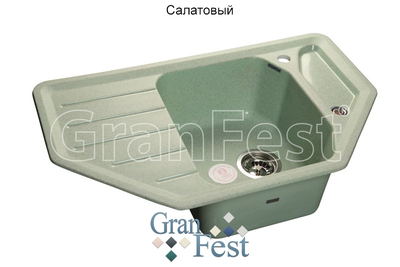 Керамическая мойка GRANFEST GF-C800E