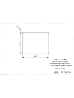 Мойка Reginox New York 50x40 Comfort PVD