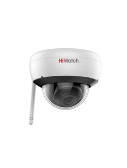 Hiwatch DS-I252W(B) 2 Мп купольная IP-видеокамера с EXIRподсветкой до 30 м, Wi-Fi и микрофоном