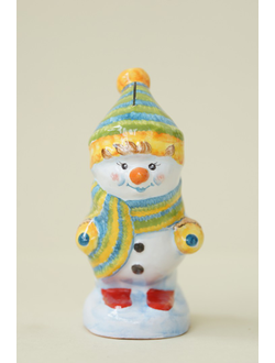 Снеговик на лыжах (спортсмен)