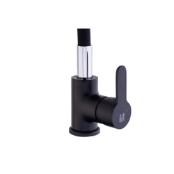 Смеситель Sanday 568804-07 черный излив №66