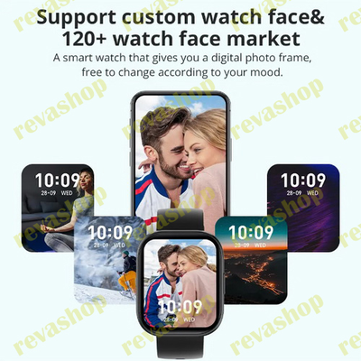 revashop-смарт-часы-COLMI P68-AMOLED-экран- водостойкие-тэги, поисковая система-интернет- водостойки