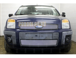 Защита радиатора Ford Fusion 2005-2012 chrome верх