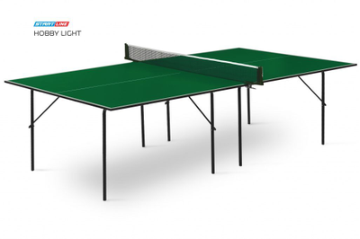 Теннисный стол для помещений «Start line Hobby Light Indoor» (273×152,5×76 см) без сетки, без колес