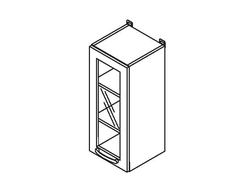Кухонный Шкаф Равенна Стайл В30(В) Титан белый