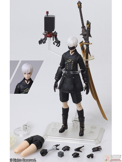 Фигурка Йорха-9S (YoRHa No. 9 Type S, Pod 153 Bring Arts)