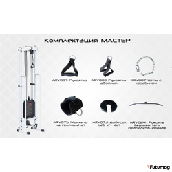 Блочный кинезиотренажер Sanitas (стек 60кг) AR063