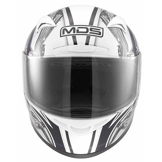 ШЛЕМЫ ИНТЕГРАЛ-Мотошлем MDS "M13 - MULTI-BRUSH" (белый/черный)