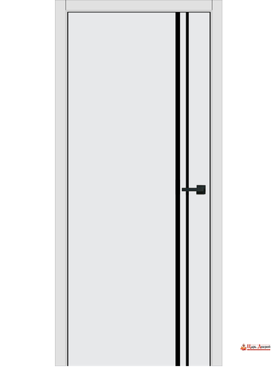 Межкомнатная дверь Л7 ДГ Белая эмаль с кромкой ПВХ
