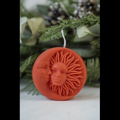 Свеча "Солнце Луна" Алый