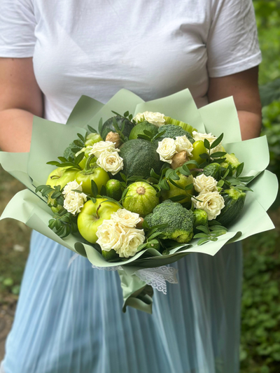 букет из овощей и фруктов