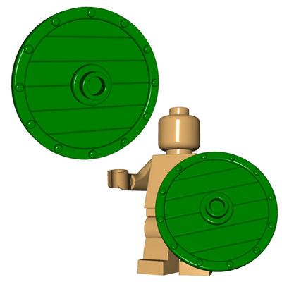Круглый щит (цвет: красный)