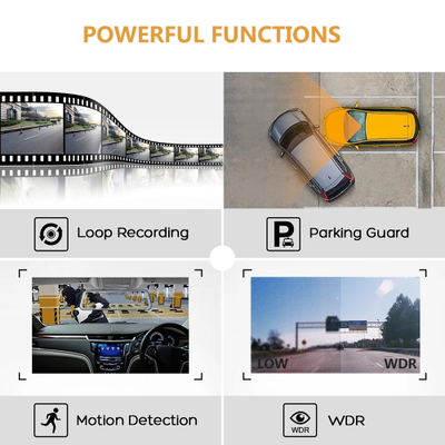 Видеорегистратор – зеркало 10 inches Full-Size 1080P с камерой заднего вида