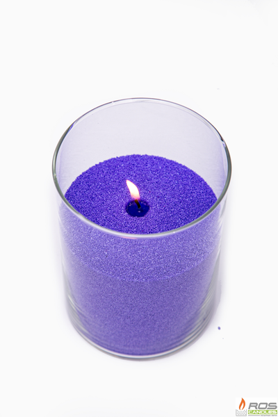 Насыпная свеча "Цилиндр 15 см", фиолетовая "Фиолетовый"