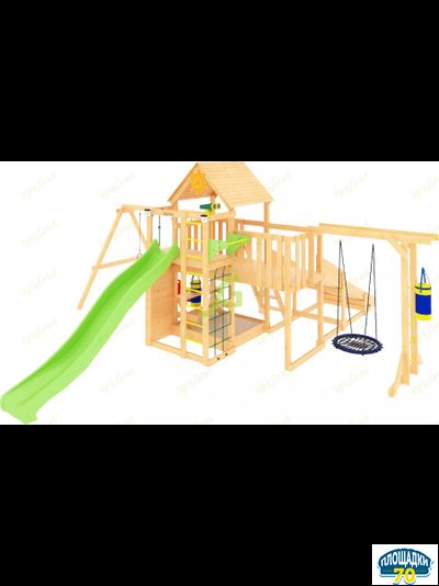 Детская площадка IgraGrad Крафт Pro 2 с зимней горкой