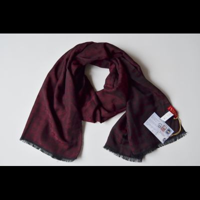 Итальянский платок из хлопка Vizio Италия F 11 бордовый фото