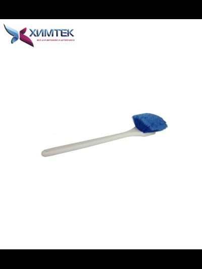 ЩЕТКА С ДЛИНОЙ РУЧКОЙ МЯГКАЯ (ГОЛУБАЯ)