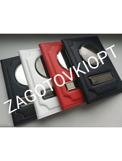 Обложка 2в1  автодокументы+паспорт из премиум кожи Флотер