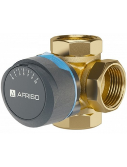 Четырехходовой поворотный смесительный клапан AFRISO ARV ProClick 1"