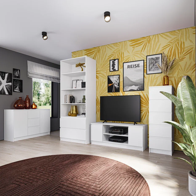 Композиция гостиной ОНИКС Белый