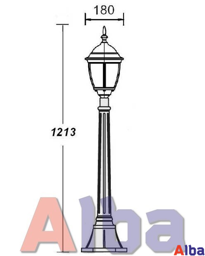 Садово парковый светильник Arsenal S 207