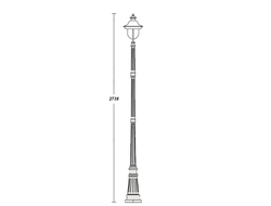 Садово-парковый светильник серии  Madrid