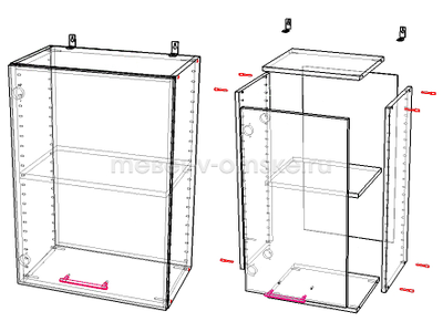 Шкаф кухонный Аляска А-45 (450)