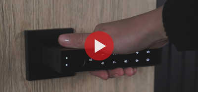 Стальная дверь   Конструктор (умная электронная дверная ручка с отпечатком пальца Smart lock T888 черная)