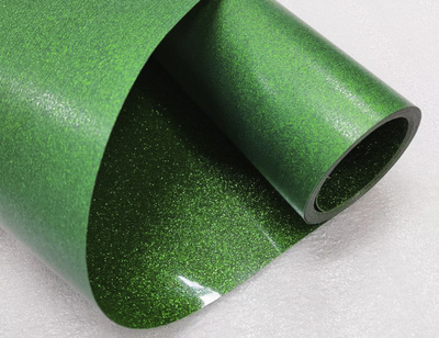 Термопленка "SEF" серия FLEXCUT GLITTER 06 GREEN, 350 мкм