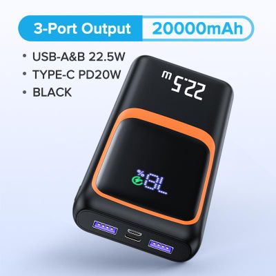Power Bank PD 22.5 Вт 20000 мАч QOOVI