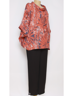 Брюки "НИЗ ВЫРЕЗ" чёрные 56,60,62