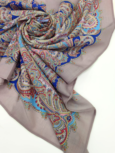 Павловопосадский платок Журчание реки 2038-3