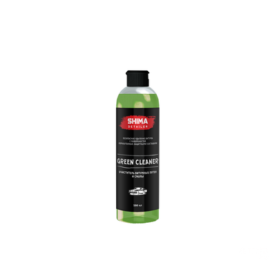 SHIMA DETAILER "GREEN CLEANER" ОЧИСТИТЕЛЬ БИТУМНЫХ ПЯТЕН И СМОЛЫ