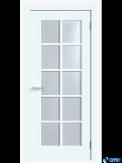 Межкомнатная остекленная дверь с покрытием Эмаль Лондон 3 купить в Челябинске | КВИРТЕК