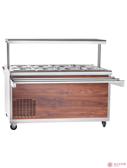 Прилавок-витрина Abat ПВВ(Н)-70ПМ-01-НШ