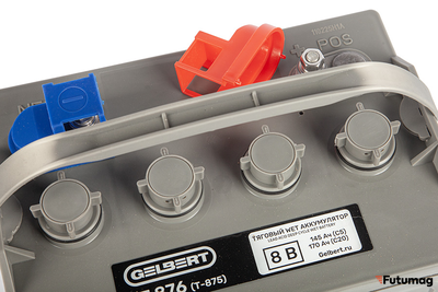 Тяговый WET аккумулятор Gelbert DT876 (T-875) 8V145A/H C5