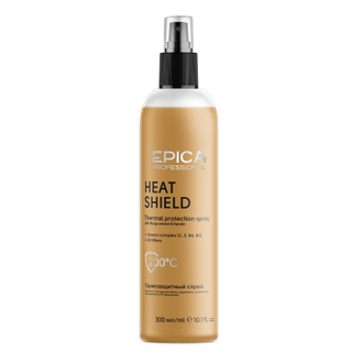 Epica Heat Shield Thermal Protection Spray - Спрей для волос с термозащитным комплексом и экстрактами, 300 мл