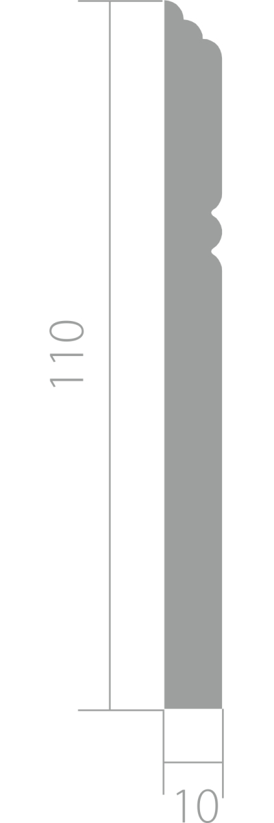 Плинтус Ultrawood BASE 5380, 2 м.
