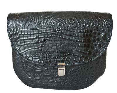 Кожаная женская сумка Amendola black (арт. 8003-01)