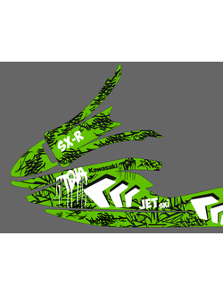 Наклейки на Гидроцикл kawasaki JET SX-R 800