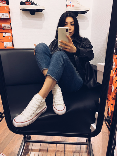 С чем носить кеды Конверс фото M7650